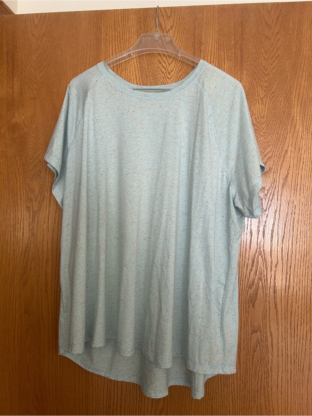 tek gear Light Blue Speckled Short Sleeve Tee